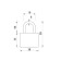 Castle of hinged PL-01-38-L English. 3 cl., Long. Duke