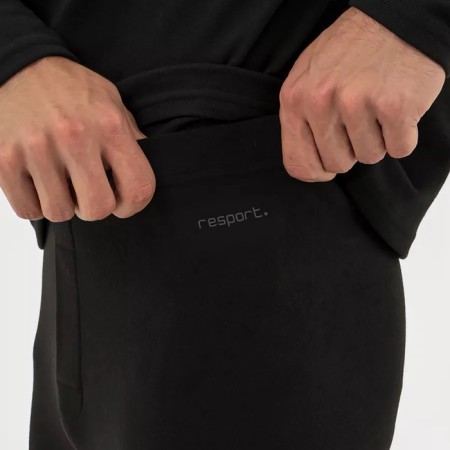 Male Resport thermal underwear, kit: longshit, leggings, size S, black-3