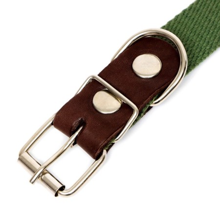 The tarpaulin collar single-layer, 60.5 x 2.5 cm, Osh 30-55 cm, dark green-1