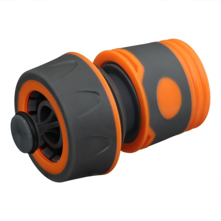 Connector with Aquastop, 3/4 "(19 mm), fast-fast connection, ABS plastic, Greengo