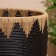 A set of wicker pots, 3 pcs, height 40x40x48.5 cm