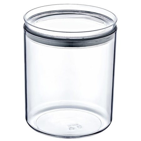 Container EMHOUSE, with a lid and silicone seal, round, 0.85 liters