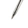 Automatic ball handle, 0.5 mm, blue rod, transparent case, with a corrugated holder