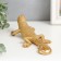 Souvenir Polystone "Golden Lizard" 7x9x25 cm