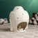 Aroma lamp - a stand for incense "Buddha" 12x10cm, white