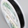 Elastic band for weaving "black" winding 10 m, width 0.8 mm 6.5x6.5x1.3 cm