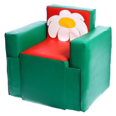 Game set of furniture "Sun", 2 chairs, puff, sofa, mix-3