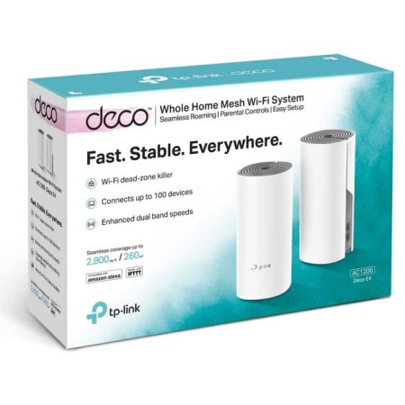 Seamless Mesh router TP-Link Deco E4 (Deco E4) AC1200, 100 Mbps, 2 pcs, white-4