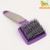 Pucups with a rubberized handle, rounded teeth, small, 6.5 x 14.5 cm, purple