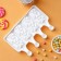 Ice Cream "Crystal", silicone, 19 × 12.5 × 2.2 cm, 4 cells, white color