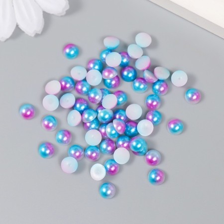 Decor "Purple-blue-blue" d = 6 mm 10 g 200 pcs 5x2.5 cm-4