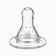 A bottle for feeding "Our beloved son" 250 ml cylinder, with handles, blue color