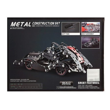 Metal designer "Blackmobile", 332 parts-2