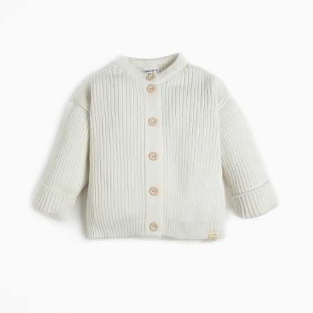 Cardigan Knitted baby I, r.80-86, milk