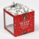 Confectionery box with a window, a chest, "Christmas post" 20 x 20 x 20 cm, New Year