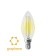 VOLTEGA 7135, 9W, 3.5x3.5x10 cm lamp, E14, 860lm, 4000k, transparent color