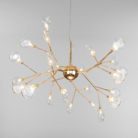 Lamella chandelier, 27x3W G4, color gold-1