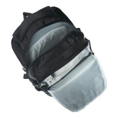 Youth backpack 46 x 32 x 17 cm, ergonomic back, Hatber Real "Black", NRK_17138-8