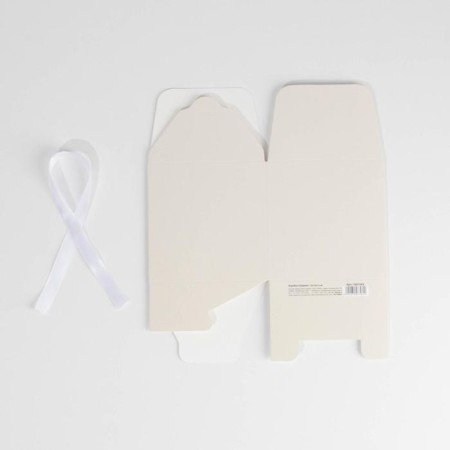 Gift folding box, packaging, "beige", 12 x 12 x 12 cm-4