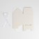 Gift folding box, packaging, "beige", 12 x 12 x 12 cm