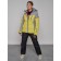 Ski jacket female winter, size 50, yellow color