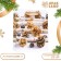 Laminated "Gold cones" 11.5 x 14.5 x 6 cm