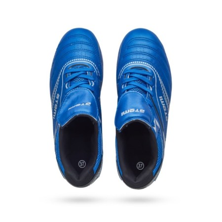 Beats football ATEMI SD300 MSR, synthetic leather, blue color, size 44-5
