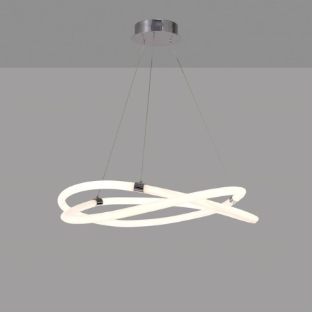 Suspended chandelier Mantra line, Led, 4500lm, 3000k, 500 mm, chromium color-1