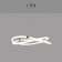 Suspended chandelier Mantra line, Led, 4500lm, 3000k, 500 mm, chromium color