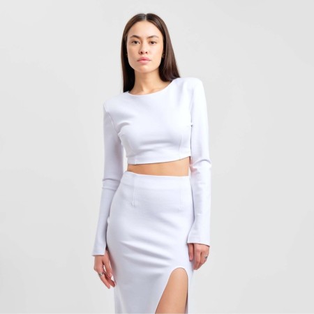 Women's costume (skirt and top) Mist, p.46, white-7