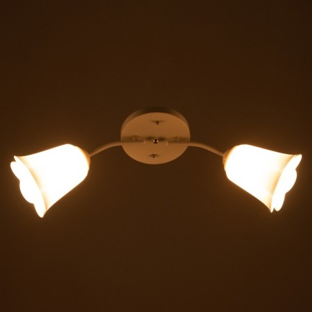 Causte "Online" (Flower) 2x15W E27 Model: Br 00196 White-2