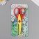 Embossed scissors 15.5 cm, mix