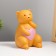 Nightmare "Bear in love" Led 3xlr44 yellow 10x9x12.5 cm Risalux