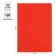 A4, 100 microns, calligrata, economy, transparent, red folder