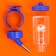Drill for rodents "Pigzon", 80 ml, blue
