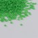 Glass beads 12/0 "green moss" translucent matte 450 g