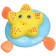 Clothing toy for a bath with a spray "Zvezda", crush me