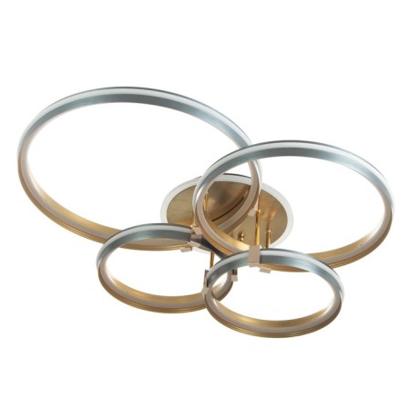 Lamp "Meiry" 4xled 204W gold-serebly 80x60x18 cm Bayerlux