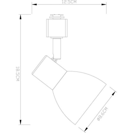 Crutal lamp Arte Lamp Falena A3117PL-1WH, E14, 40 W, 9x13x19 cm, white-2