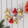 Jewelry decoration "Bell in a cell" (set 10 pcs) 4 cm, mix