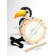 Toy children's drum "Tukan"