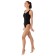 Grace dance gym swimsuit, on wide straps, p. 44, black color