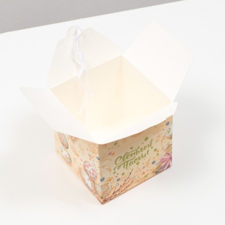 Folding box "Easter", 10 x 10 x 10 cm-2