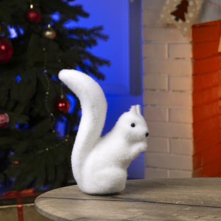 LED figure "Squirrel" 10 × 25 × 8 cm, phlock, AAX2 batteries (not in the kit), glow warm white-2