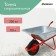 Construction car, 1 pneumatic fire, cargo/p 200 kg, volume 110 liters, galvanized body 0.8 mm, Greengo