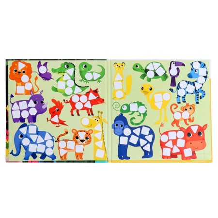 Magnetic mosaic "Forward, in the jungle!", 80 magnets, 3+-1