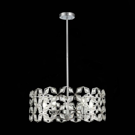 Suspension lamp ST LUCE. SL1104.103.05. CASTO. 5x60 watts, E14, 58x58x23 cm, chromium color-1
