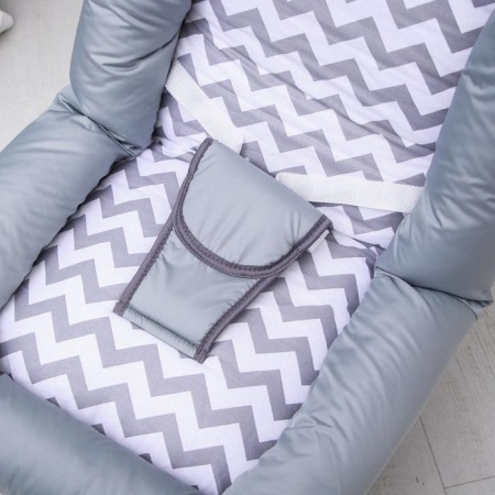 Children's chair Polini Kids Zigzag, Gray-4