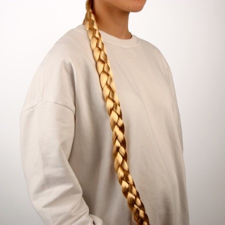 A braid on an elastic band is 80 cm, the color is blond-1