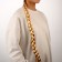 A braid on an elastic band is 80 cm, the color is blond
